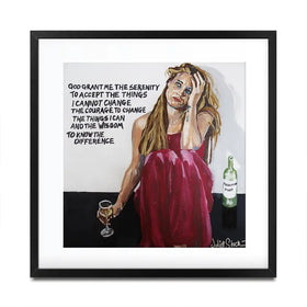 The Serenity Pour Square Framed Art Print The Serenity Pour Square Framed Art Print wall art product Juliet Stockton