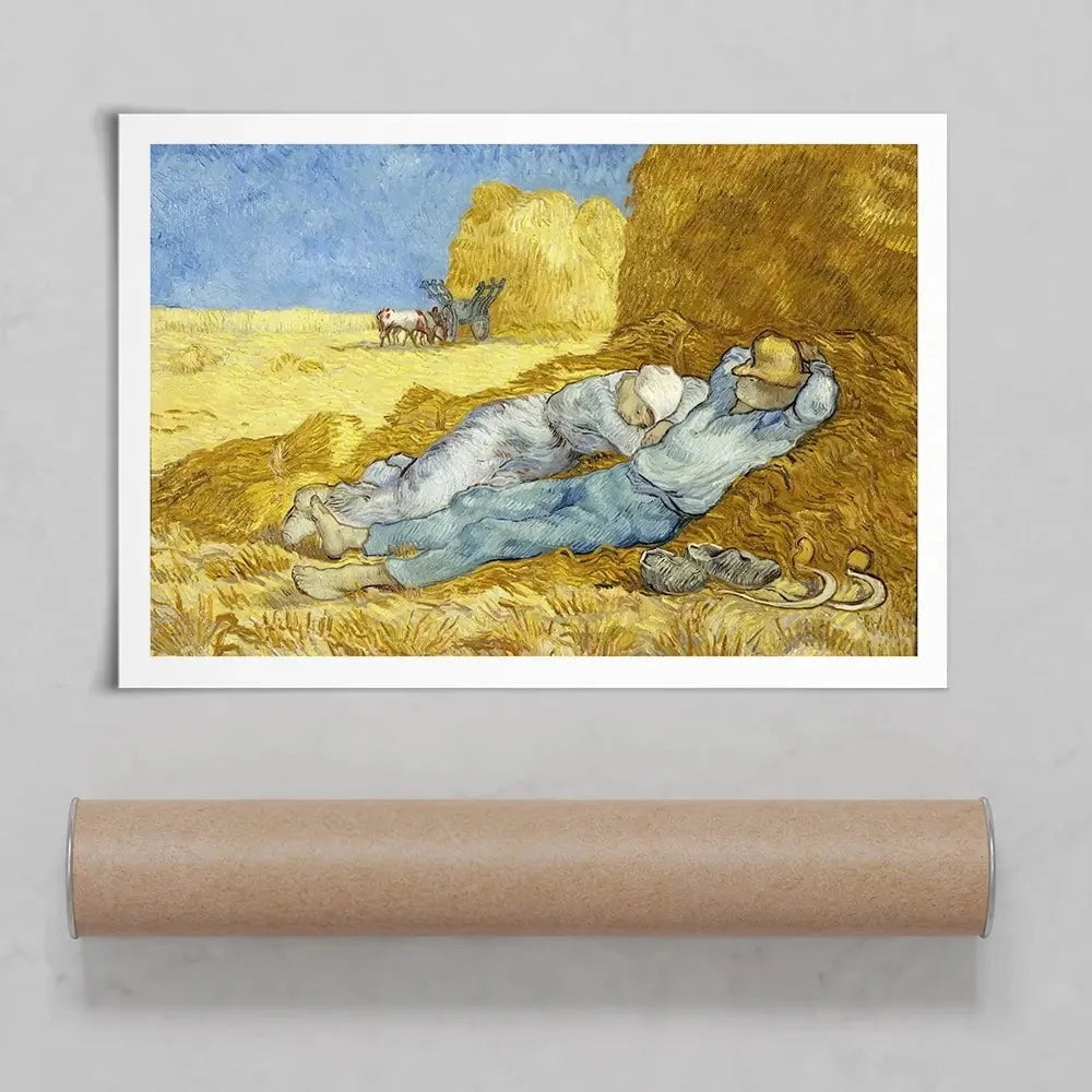 The Siesta Art Print The Siesta Art Print wall art product Van Gogh