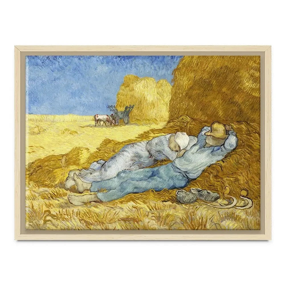 The Siesta Canvas Print The Siesta Canvas Print wall art product Van Gogh
