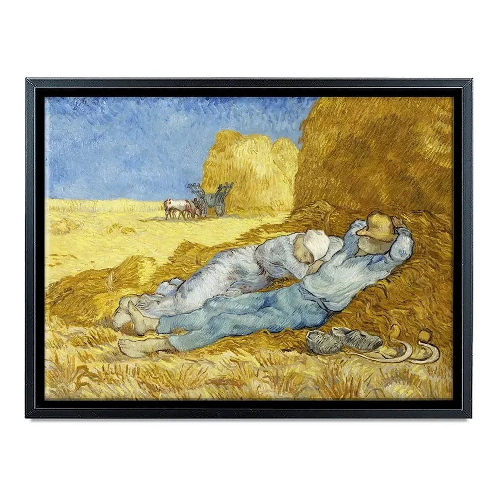 The Siesta Canvas Print The Siesta Canvas Print wall art product Van Gogh
