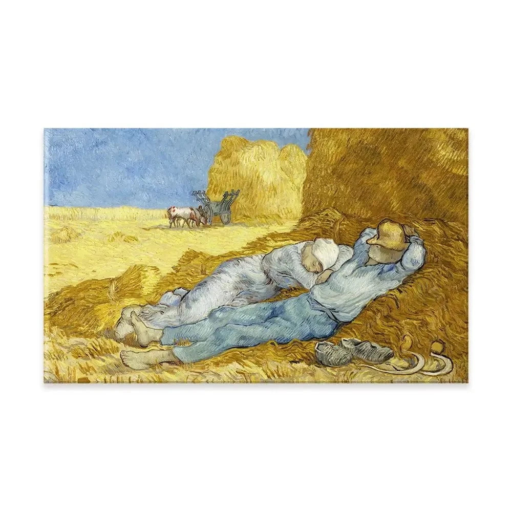 The Siesta Canvas Print The Siesta Canvas Print wall art product Van Gogh