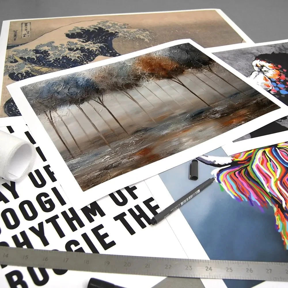 The Silver Pond Art Print The Silver Pond Art Print wall art product Osnat Tzadok