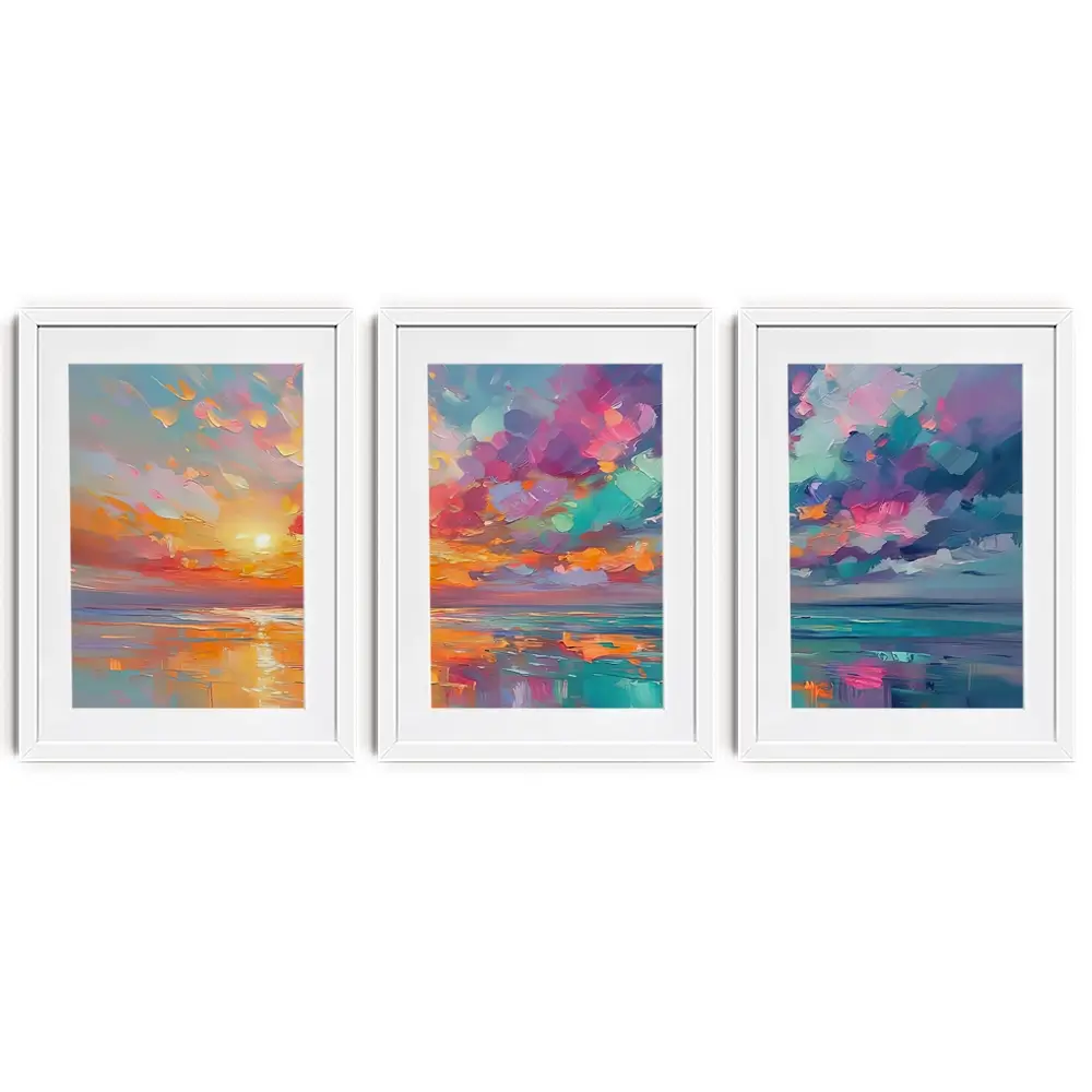 The Sky In Bloom Framed Art Print Trio The Sky In Bloom Framed Art Print Trio wall art product David Alexander Elder