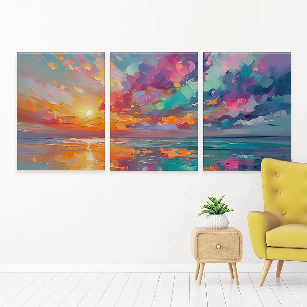 The Sky In Bloom Trio Canvas Print The Sky In Bloom Trio Canvas Print wall art product David Alexander Elder