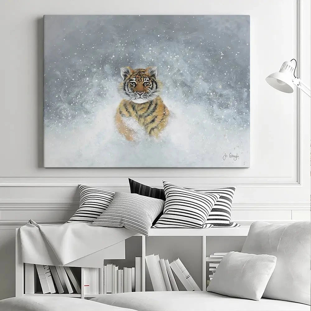 The Snow King Canvas Print The Snow King Canvas Print wall art product Jo Gough