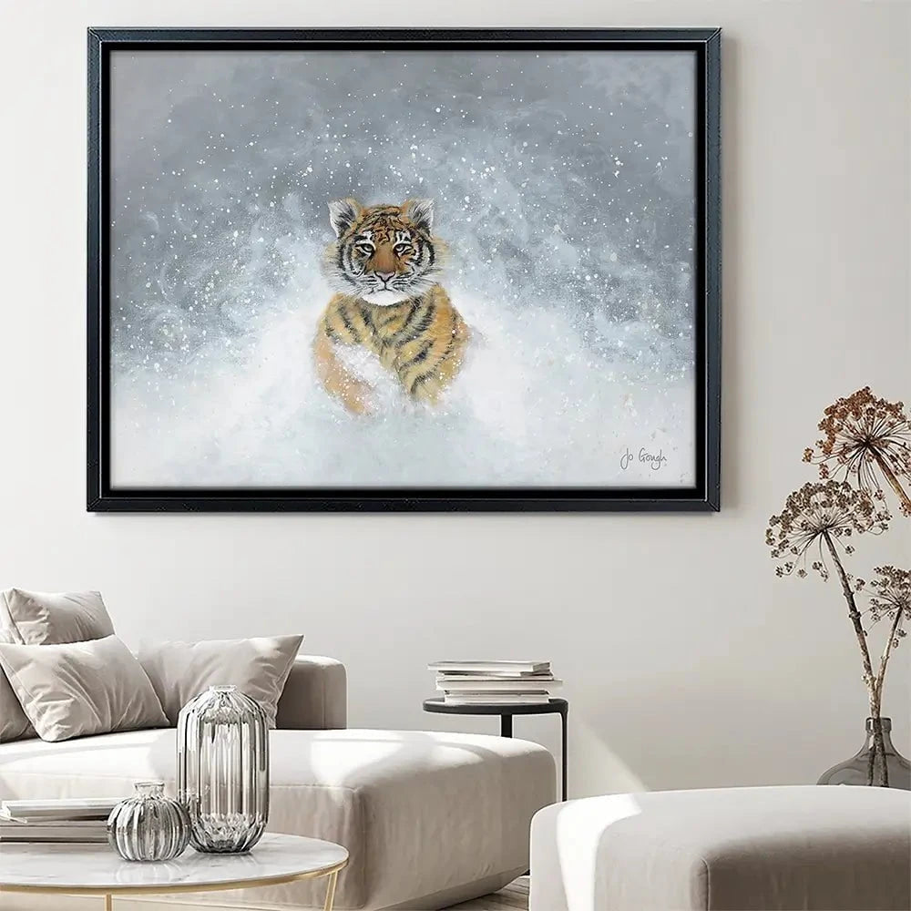 The Snow King Canvas Print The Snow King Canvas Print wall art product Jo Gough
