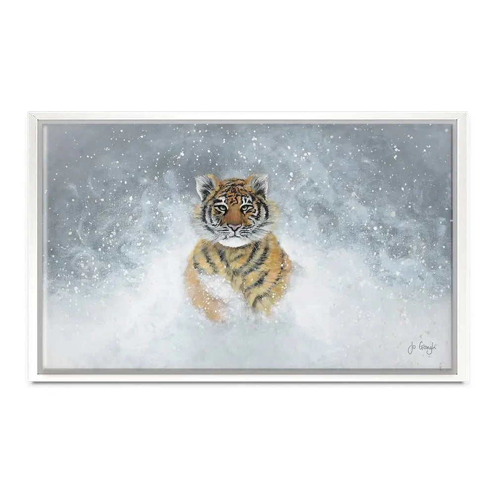 The Snow King Canvas Print The Snow King Canvas Print wall art product Jo Gough