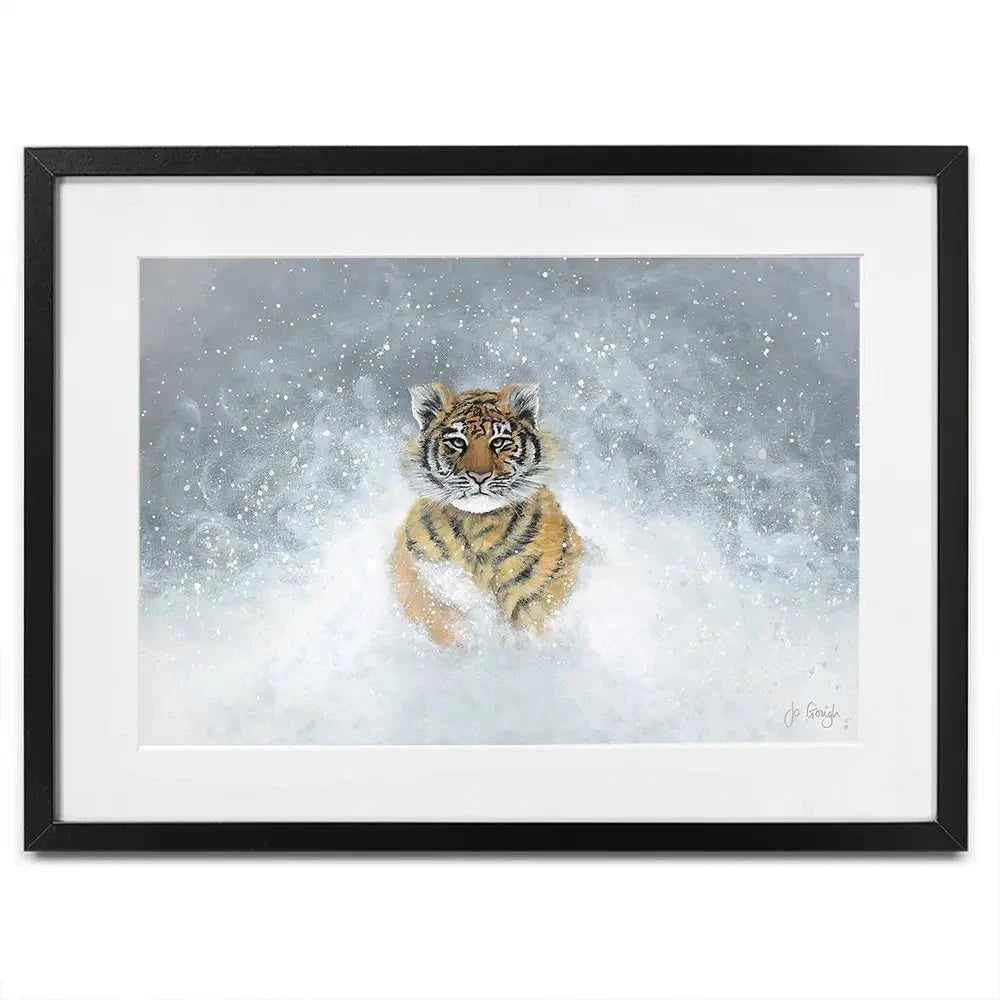 The Snow King Framed Art Print The Snow King Framed Art Print wall art product Jo Gough