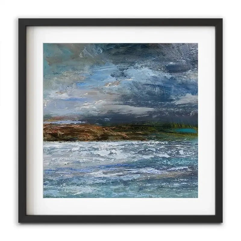 The South Hams Seen From Cornwall Framed Art Print The South Hams Seen From Cornwall Framed Art Print wall art product Craig Askew