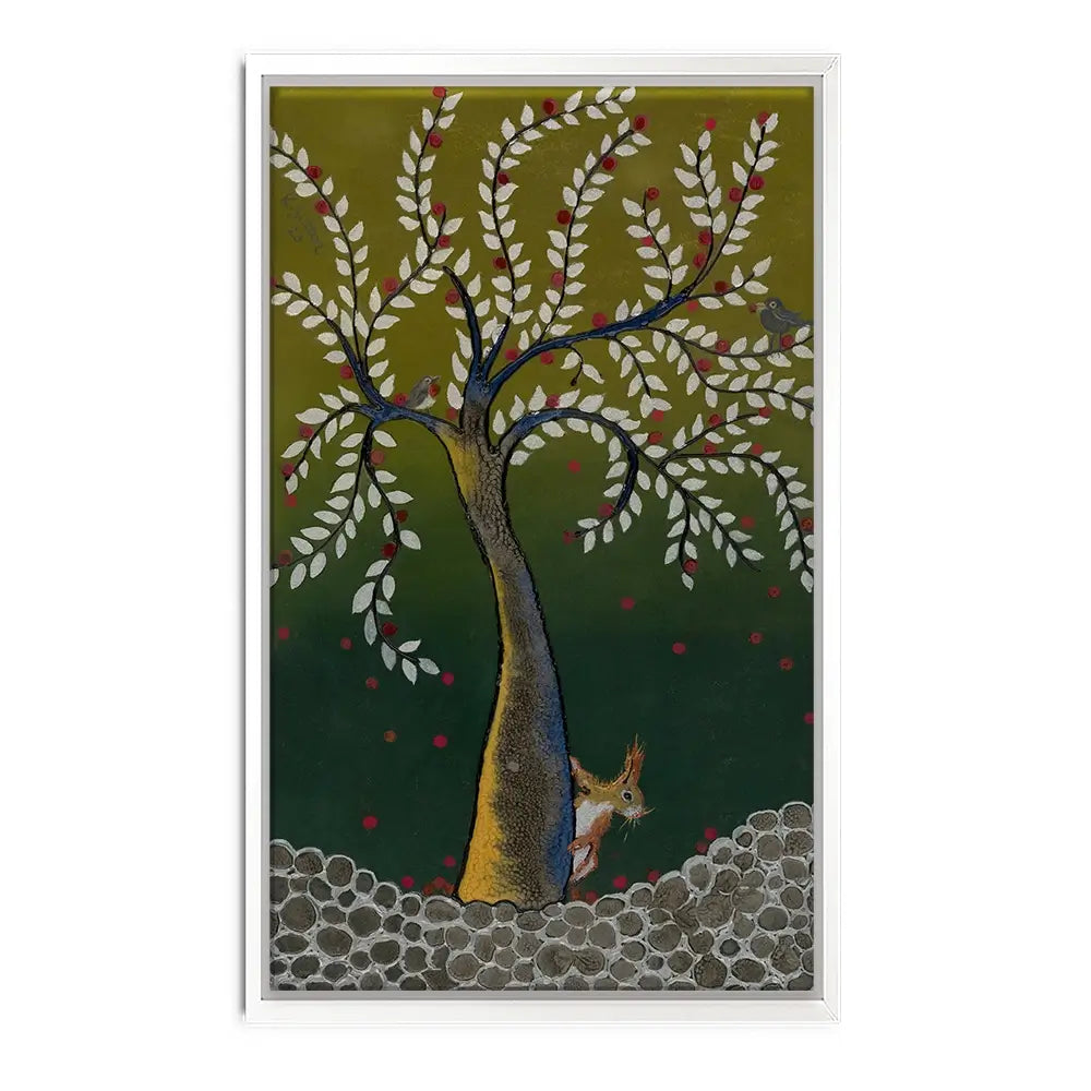 The Squirrel And The Tree Canvas Print The Squirrel And The Tree Canvas Print wall art product Karen Sutton
