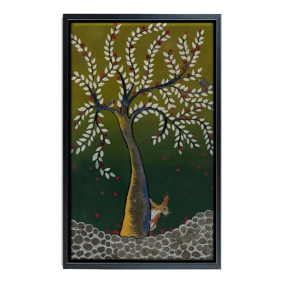 The Squirrel And The Tree Canvas Print The Squirrel And The Tree Canvas Print wall art product Karen Sutton