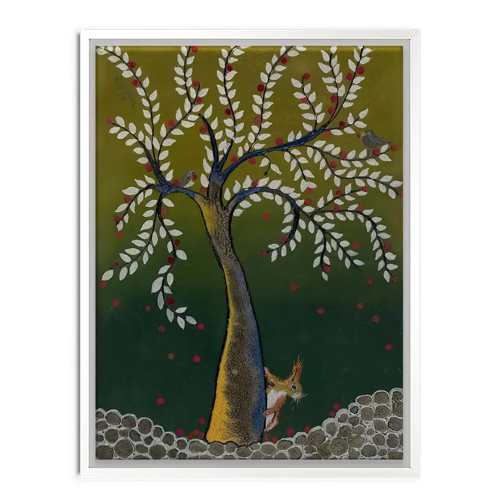 The Squirrel And The Tree Canvas Print The Squirrel And The Tree Canvas Print wall art product Karen Sutton
