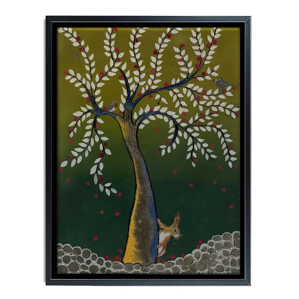 The Squirrel And The Tree Canvas Print The Squirrel And The Tree Canvas Print wall art product Karen Sutton