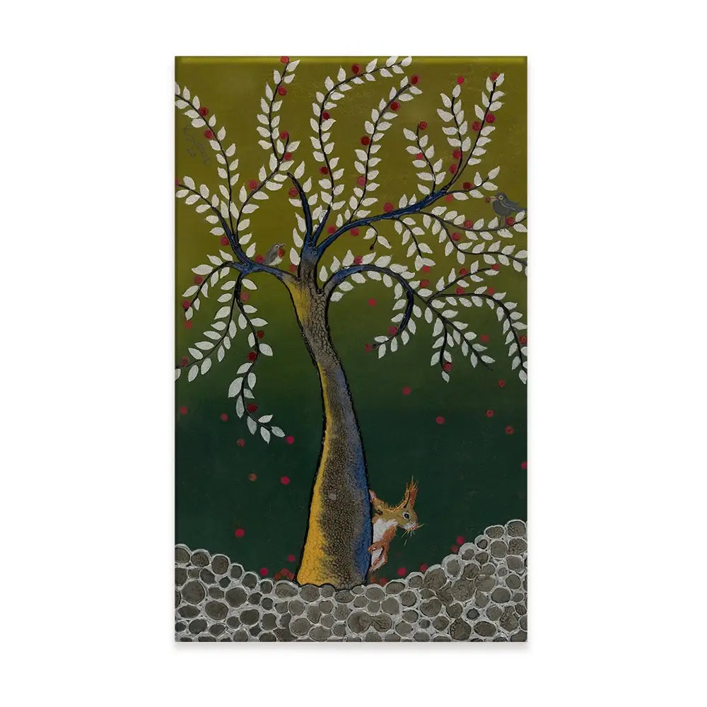 The Squirrel And The Tree Canvas Print The Squirrel And The Tree Canvas Print wall art product Karen Sutton