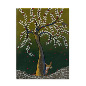 The Squirrel And The Tree Canvas Print The Squirrel And The Tree Canvas Print wall art product Karen Sutton