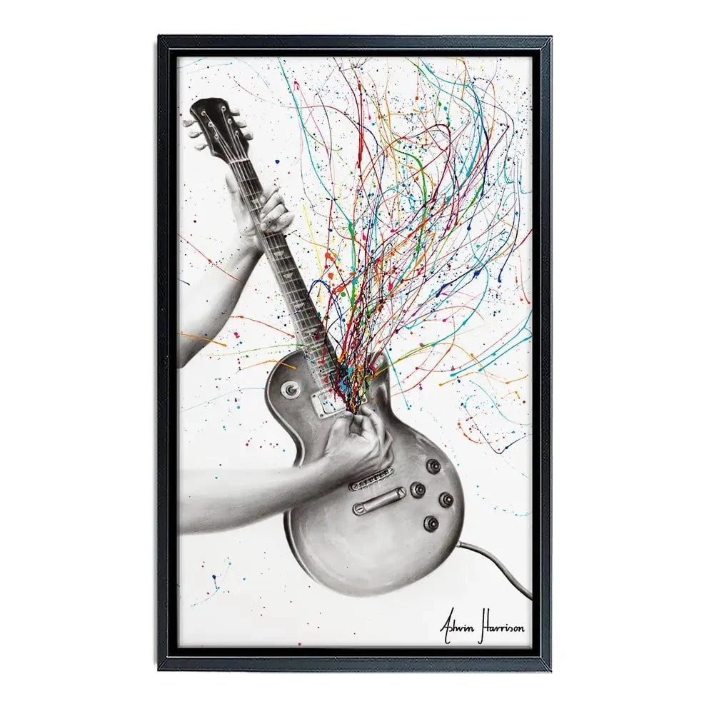 The Star Guitar Canvas Print The Star Guitar Canvas Print wall art product Ashvin Harrison