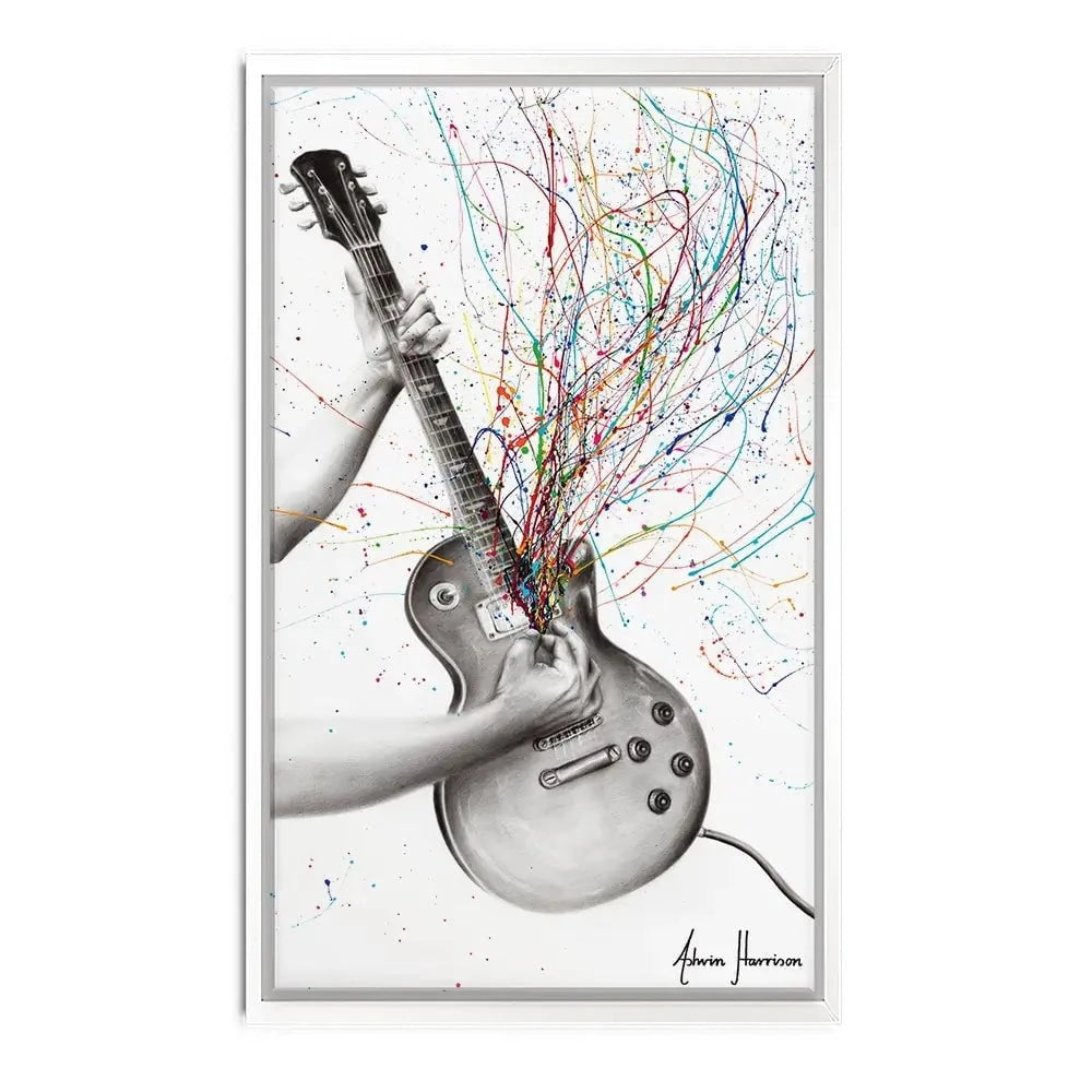 The Star Guitar Canvas Print The Star Guitar Canvas Print wall art product Ashvin Harrison