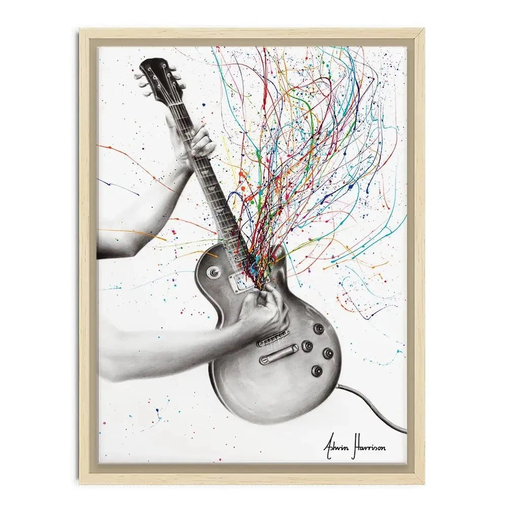 The Star Guitar Canvas Print The Star Guitar Canvas Print wall art product Ashvin Harrison