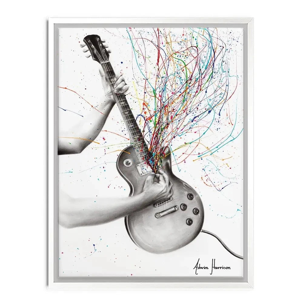 The Star Guitar Canvas Print The Star Guitar Canvas Print wall art product Ashvin Harrison