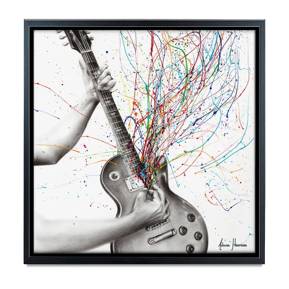 The Star Guitar Oversized Canvas Print The Star Guitar Oversized Canvas Print wall art product Art Print Shop