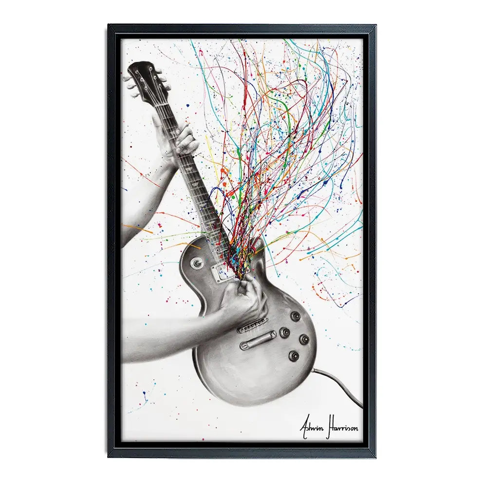 The Star Guitar Oversized Canvas Print The Star Guitar Oversized Canvas Print wall art product Art Print Shop