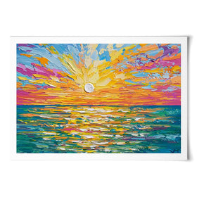 The Sun Is Setting Art Print The Sun Is Setting Art Print wall art product Olga Tkachyk