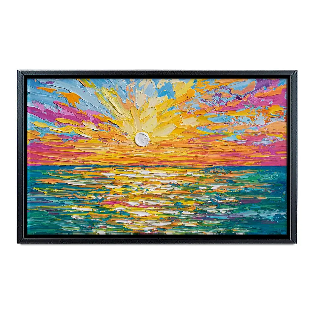 The Sun Is Setting Canvas Print The Sun Is Setting Canvas Print wall art product Olga Tkachyk
