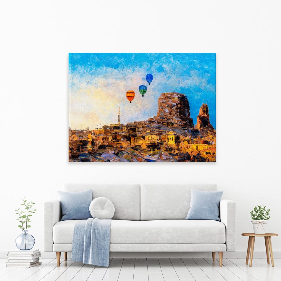 The Three Balloons Canvas Print wall art product CYC / Shutterstock