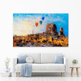 The Three Balloons Canvas Print wall art product CYC / Shutterstock
