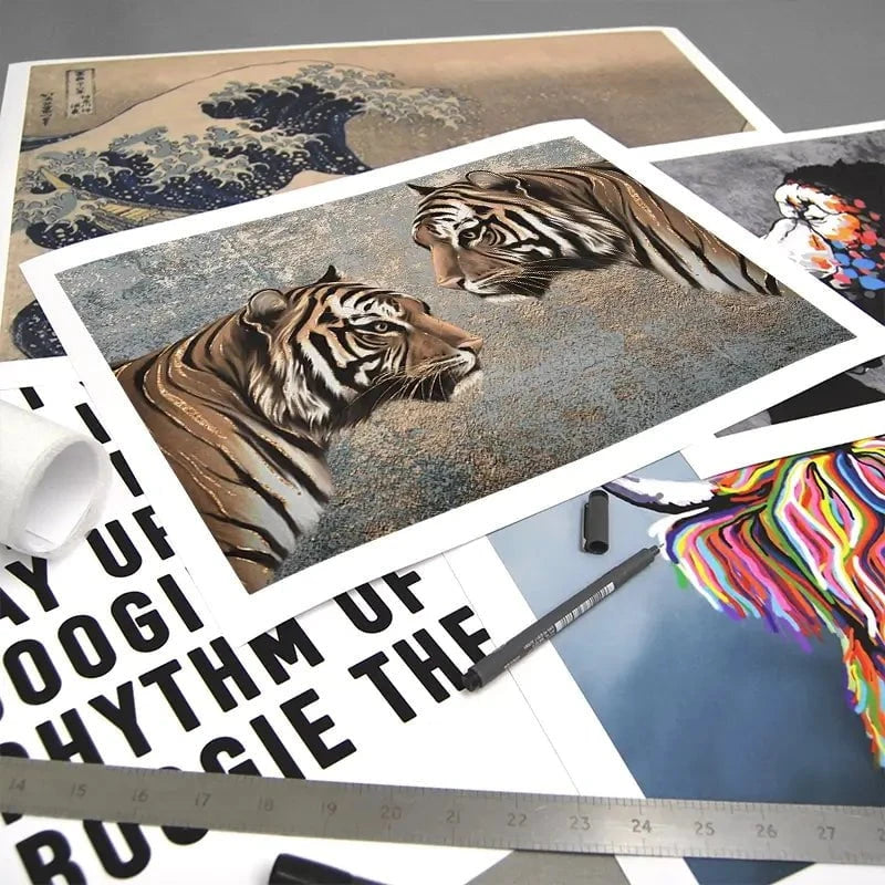 The Two Tigers Art Print The Two Tigers Art Print wall art product Svetlana Aleynikova