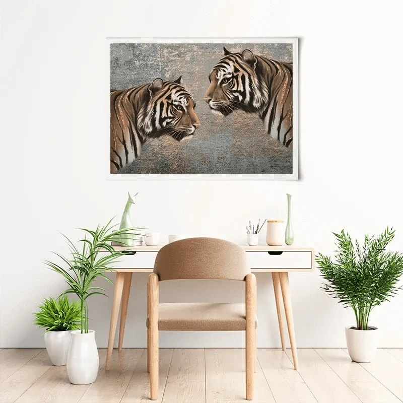 The Two Tigers Art Print The Two Tigers Art Print wall art product Svetlana Aleynikova