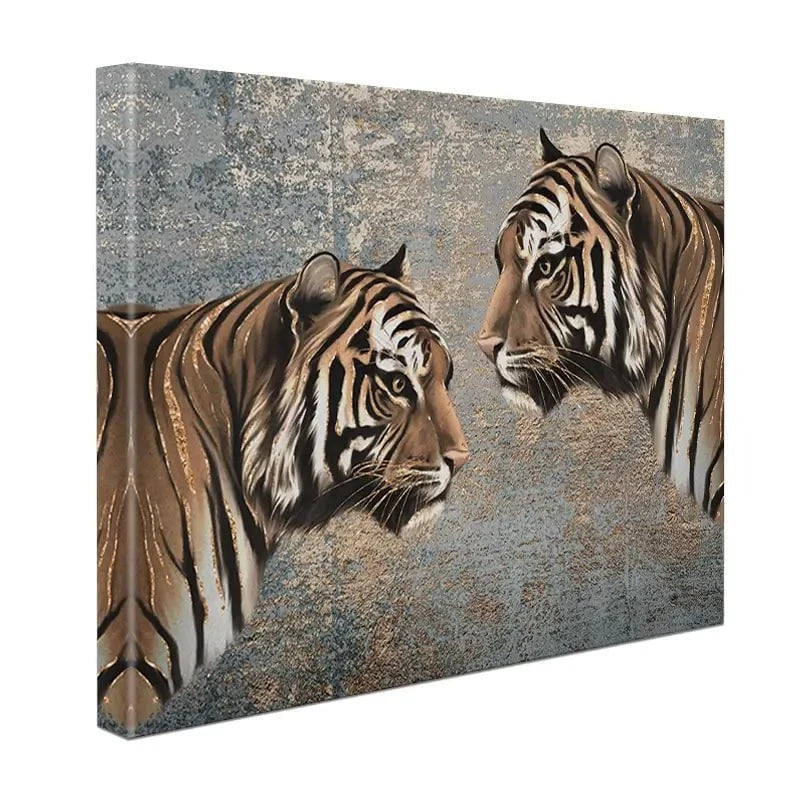 The Two Tigers Canvas Print The Two Tigers Canvas Print wall art product Svetlana Aleynikova