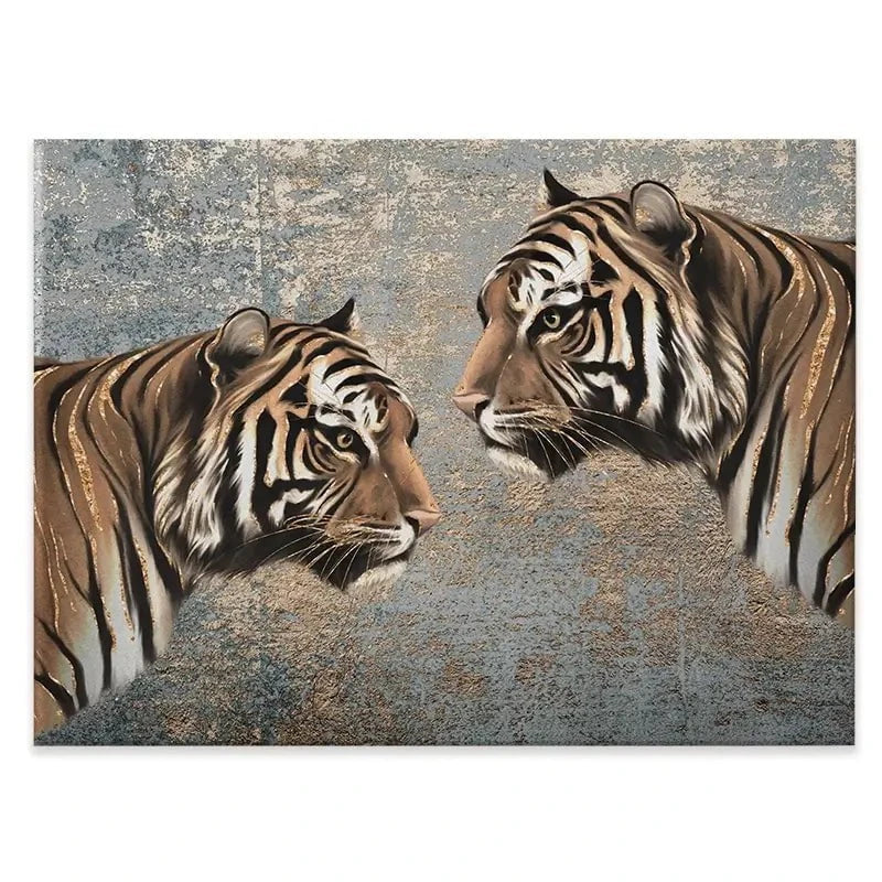 The Two Tigers Canvas Print The Two Tigers Canvas Print wall art product Svetlana Aleynikova