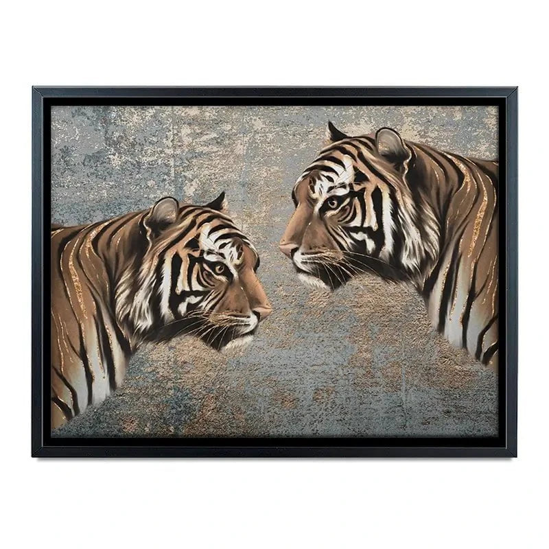 The Two Tigers Canvas Print The Two Tigers Canvas Print wall art product Svetlana Aleynikova