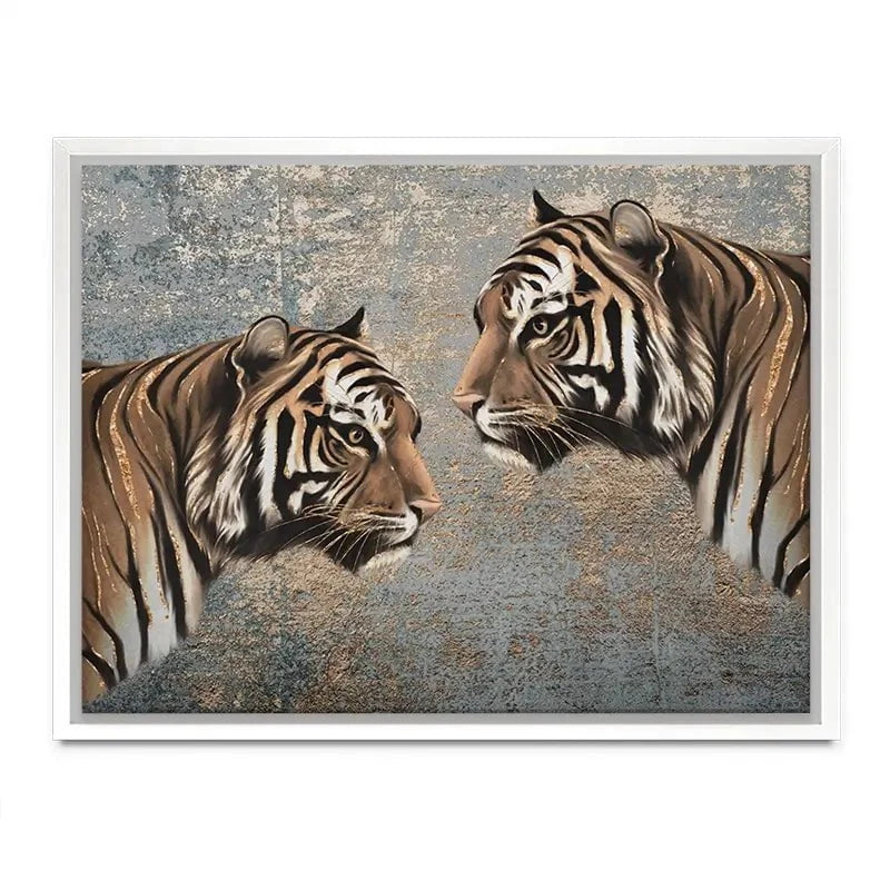 The Two Tigers Canvas Print The Two Tigers Canvas Print wall art product Svetlana Aleynikova