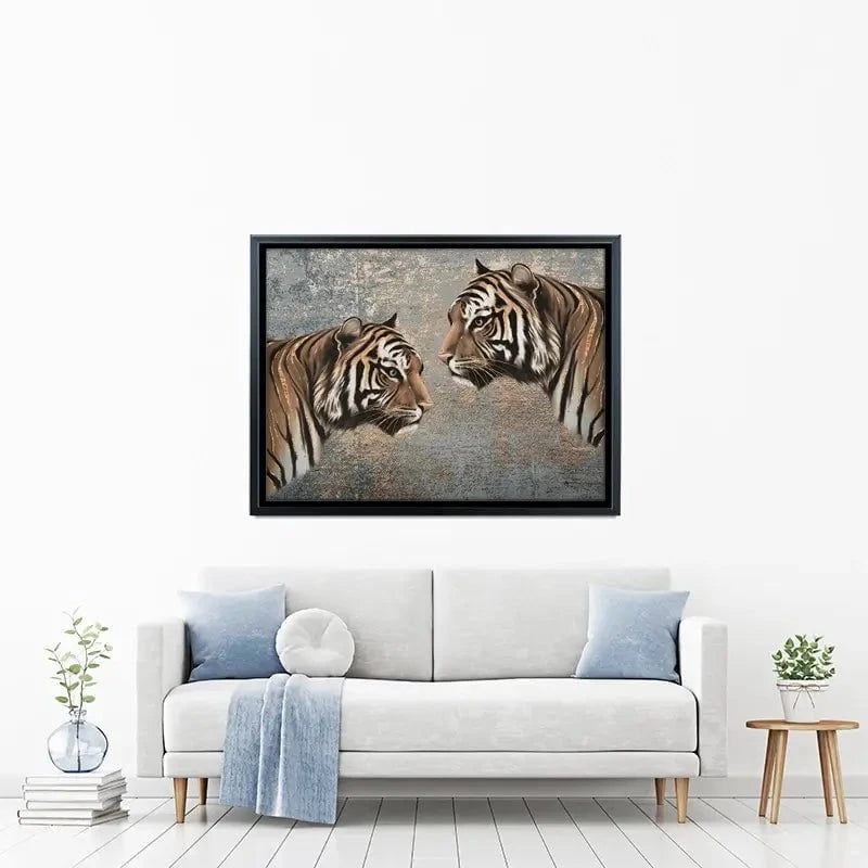 The Two Tigers Canvas Print The Two Tigers Canvas Print wall art product Svetlana Aleynikova