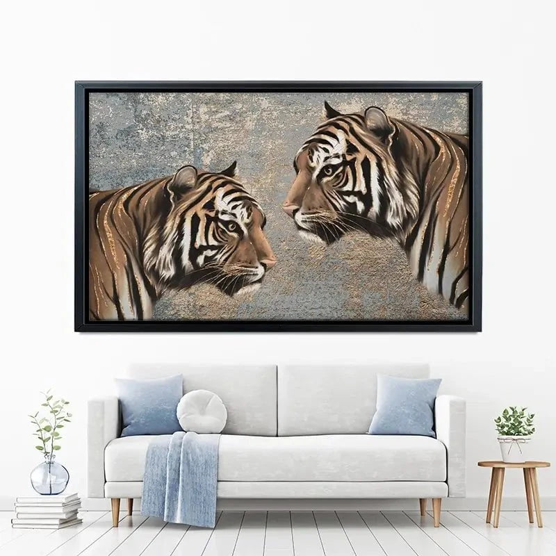 The Two Tigers Canvas Print The Two Tigers Canvas Print wall art product Svetlana Aleynikova