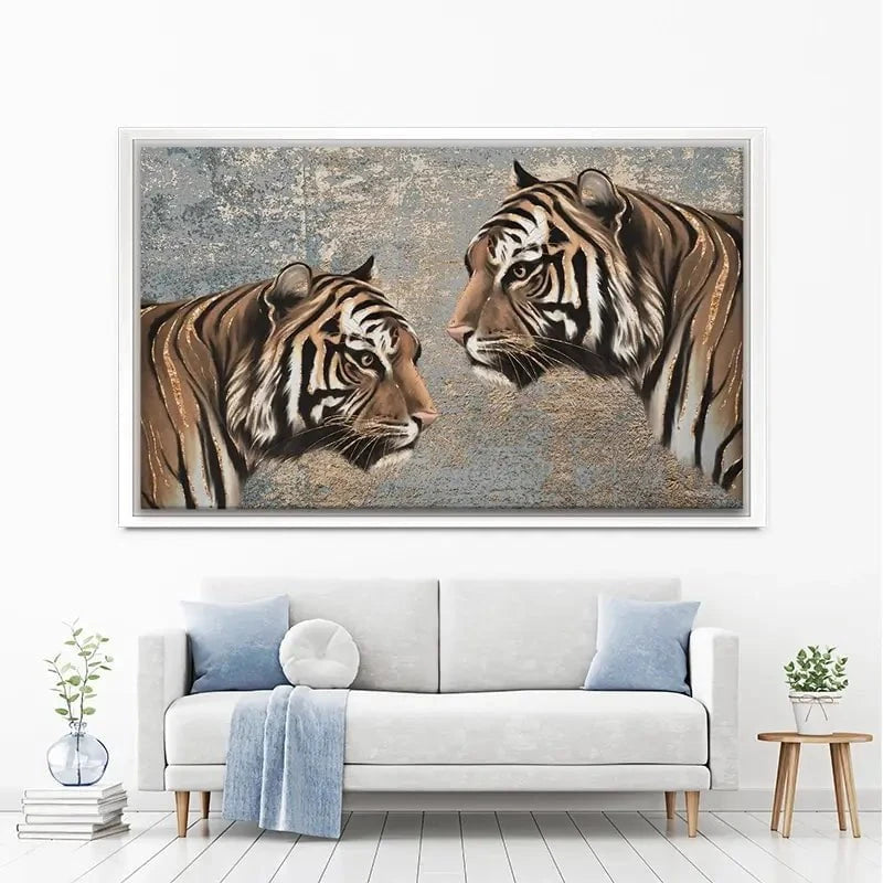 The Two Tigers Canvas Print The Two Tigers Canvas Print wall art product Svetlana Aleynikova