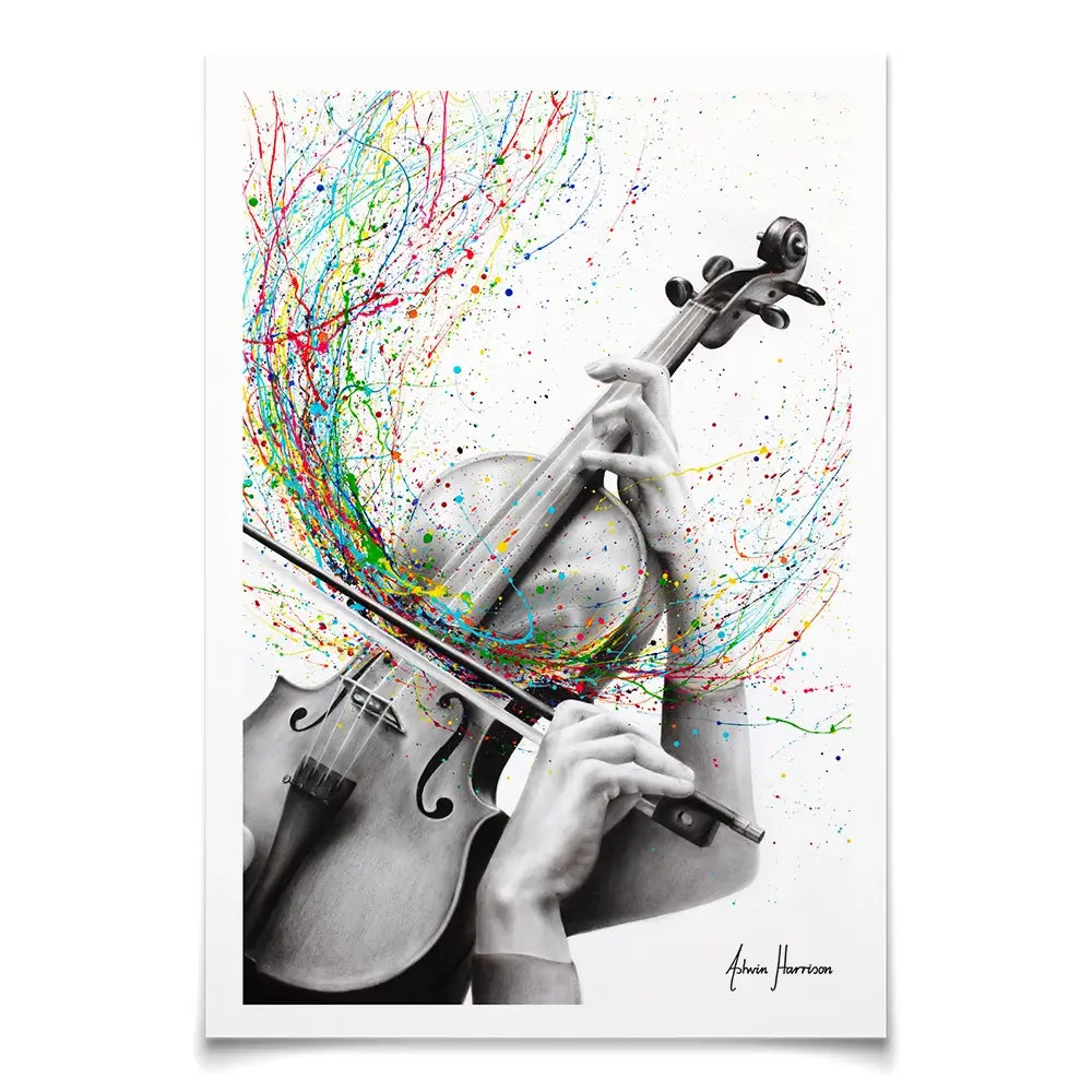 The Violin Solo Art Print The Violin Solo Art Print wall art product Ashvin Harrison