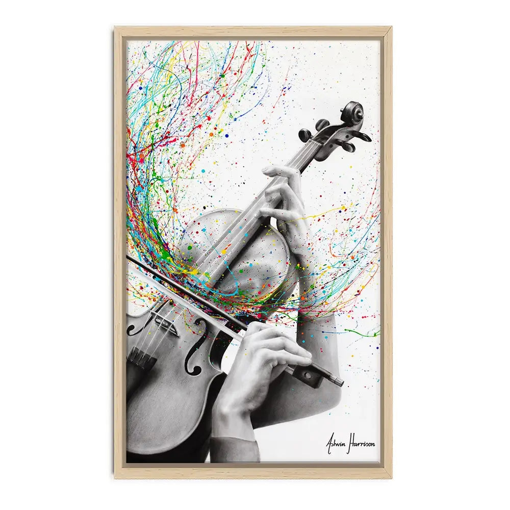 The Violin Solo Canvas Print The Violin Solo Canvas Print wall art product Ashvin Harrison