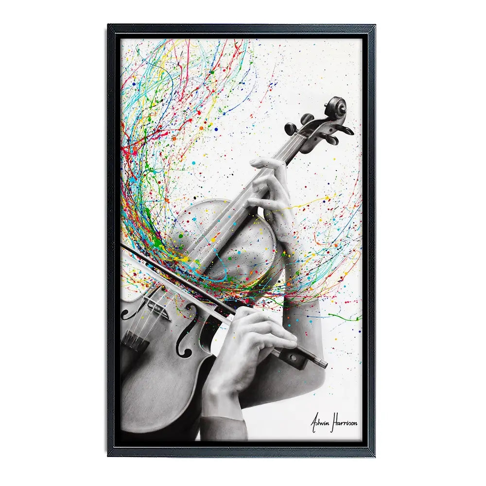 The Violin Solo Canvas Print The Violin Solo Canvas Print wall art product Ashvin Harrison