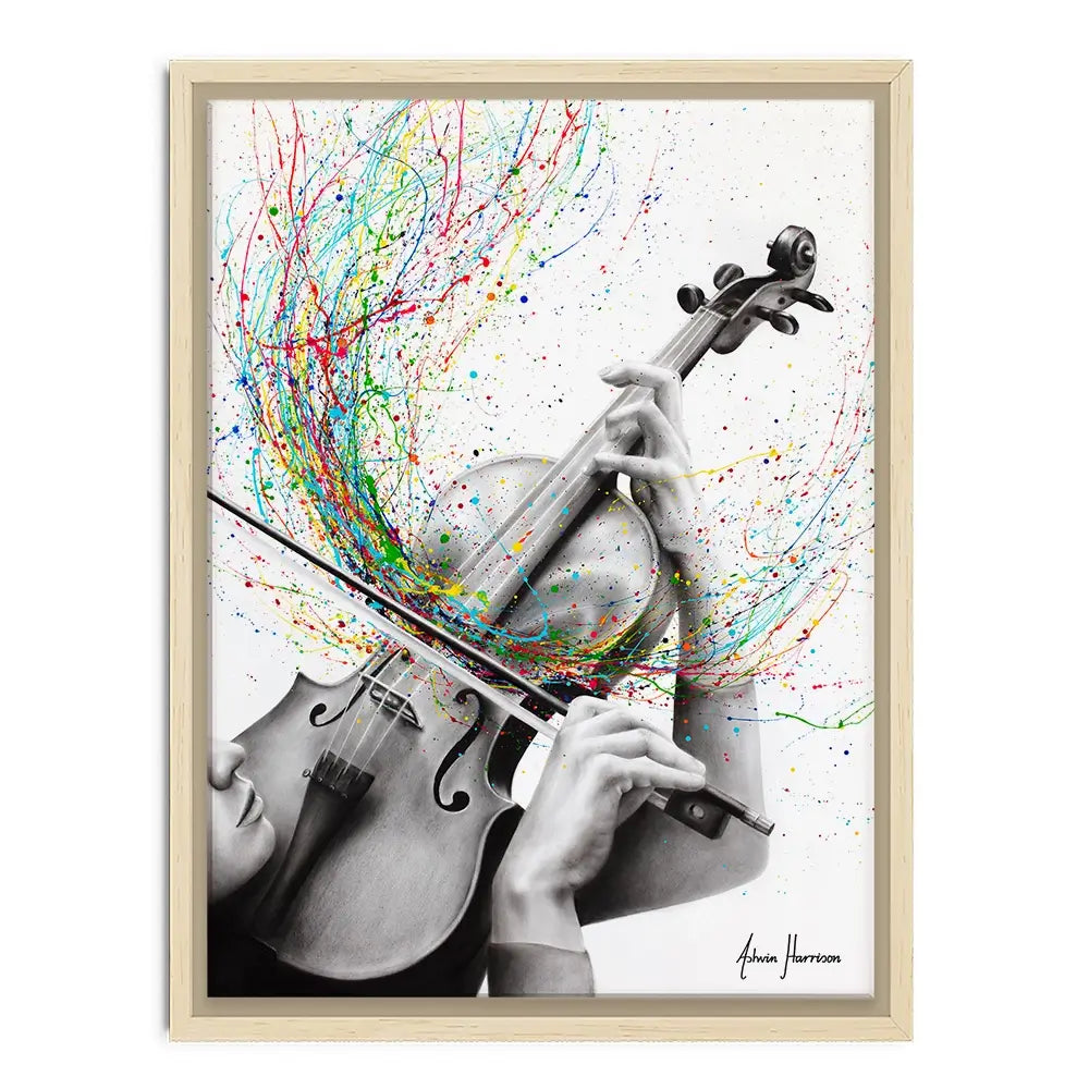 The Violin Solo Canvas Print The Violin Solo Canvas Print wall art product Ashvin Harrison