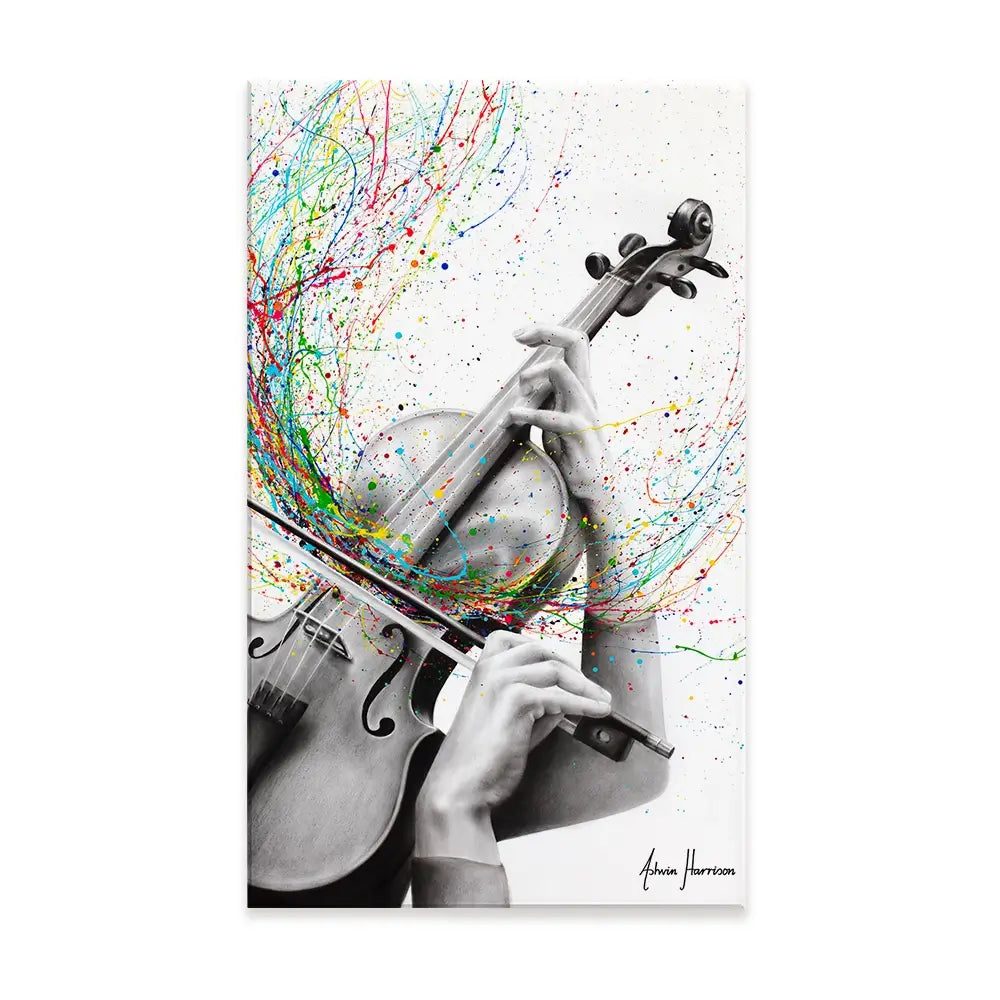 The Violin Solo Canvas Print The Violin Solo Canvas Print wall art product Ashvin Harrison