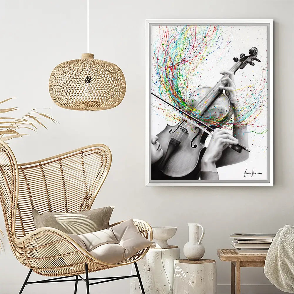 The Violin Solo Canvas Print The Violin Solo Canvas Print wall art product Ashvin Harrison