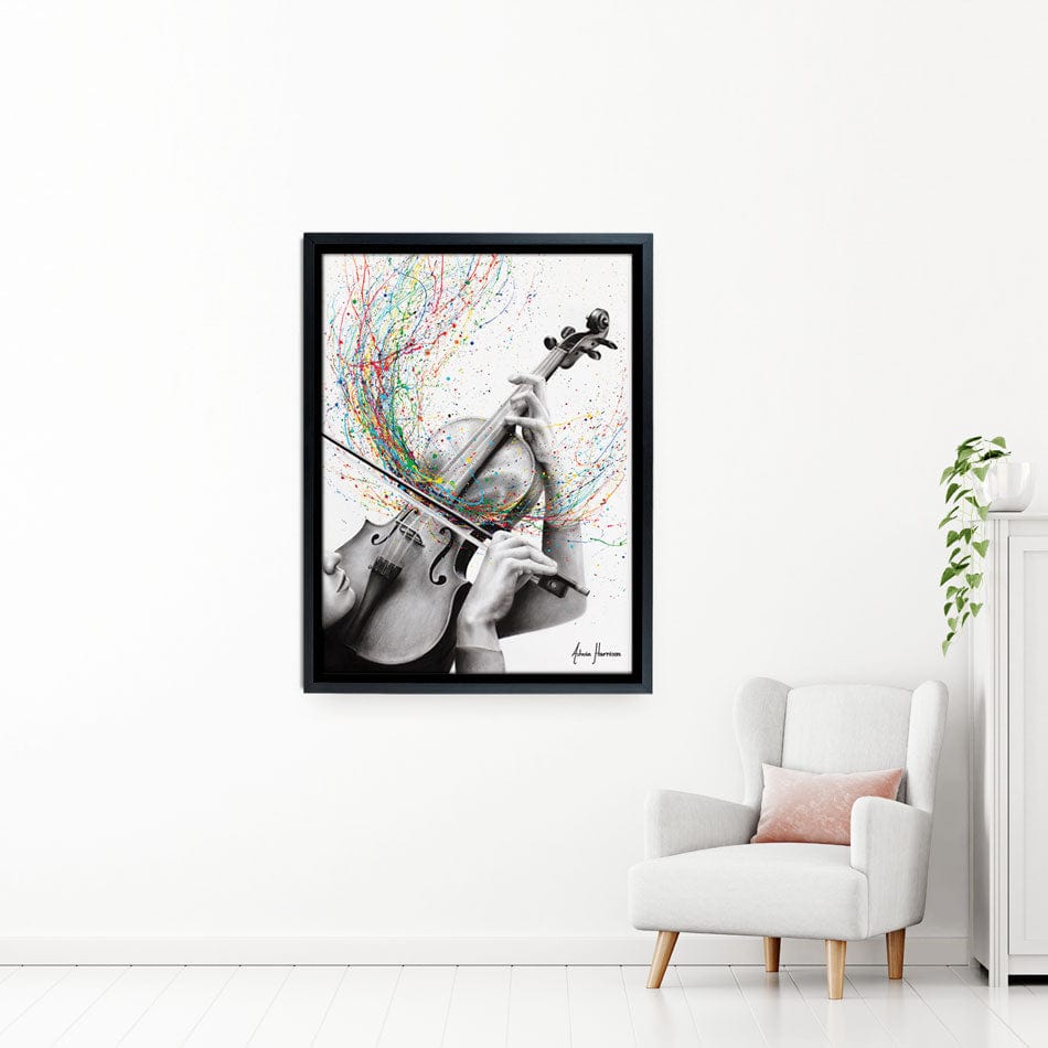 The Violin Solo Canvas Print wall art product Ashvin Harrison