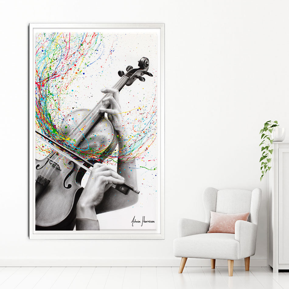 The Violin Solo Canvas Print The Violin Solo Canvas Print wall art product Ashvin Harrison