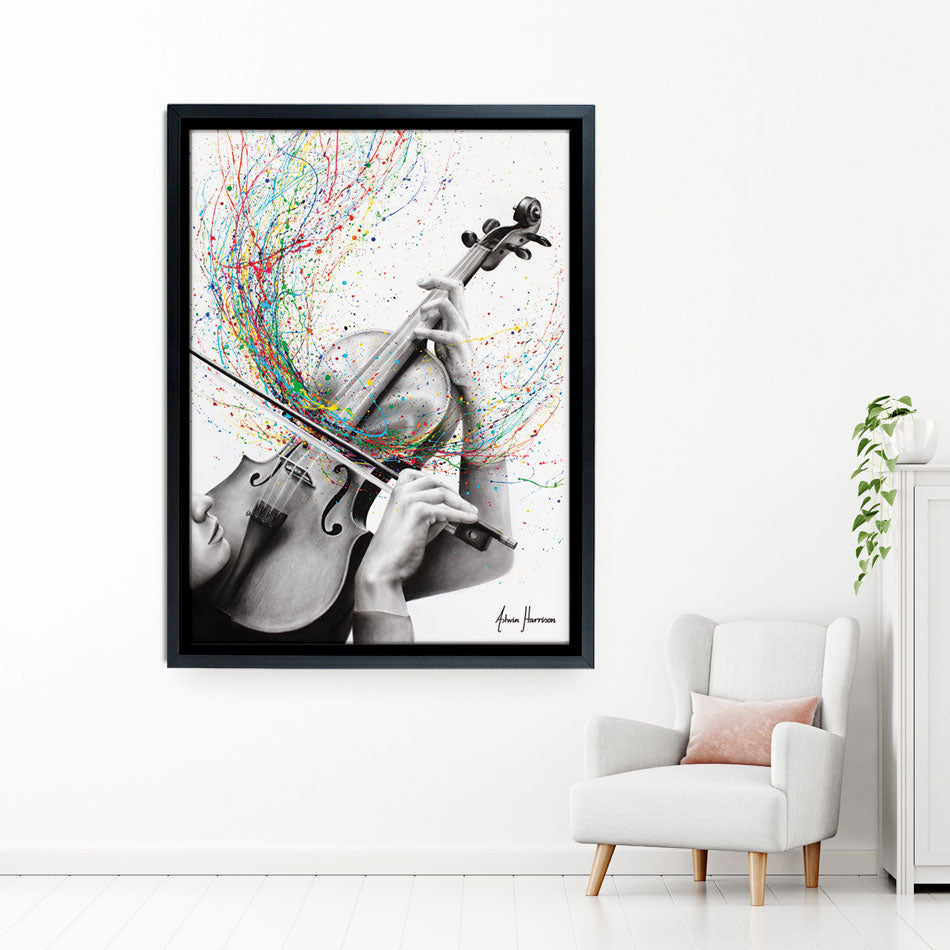 The Violin Solo Canvas Print The Violin Solo Canvas Print wall art product Ashvin Harrison
