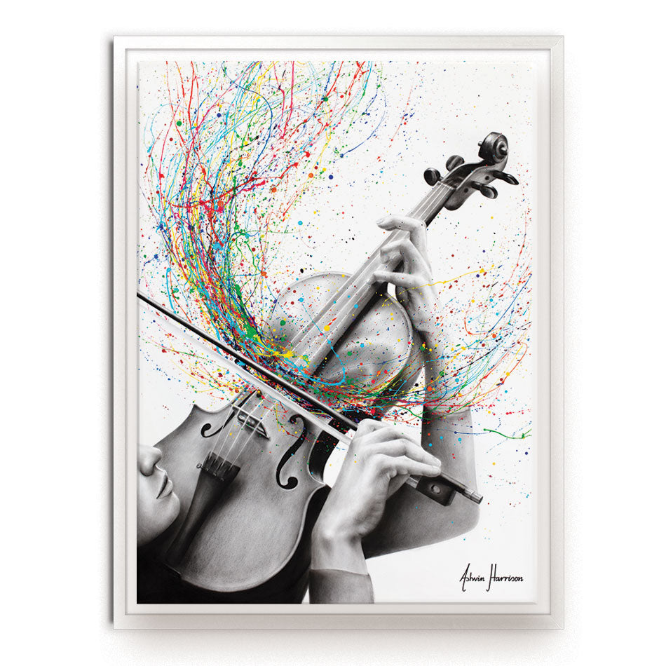 The Violin Solo Canvas Print The Violin Solo Canvas Print wall art product Ashvin Harrison
