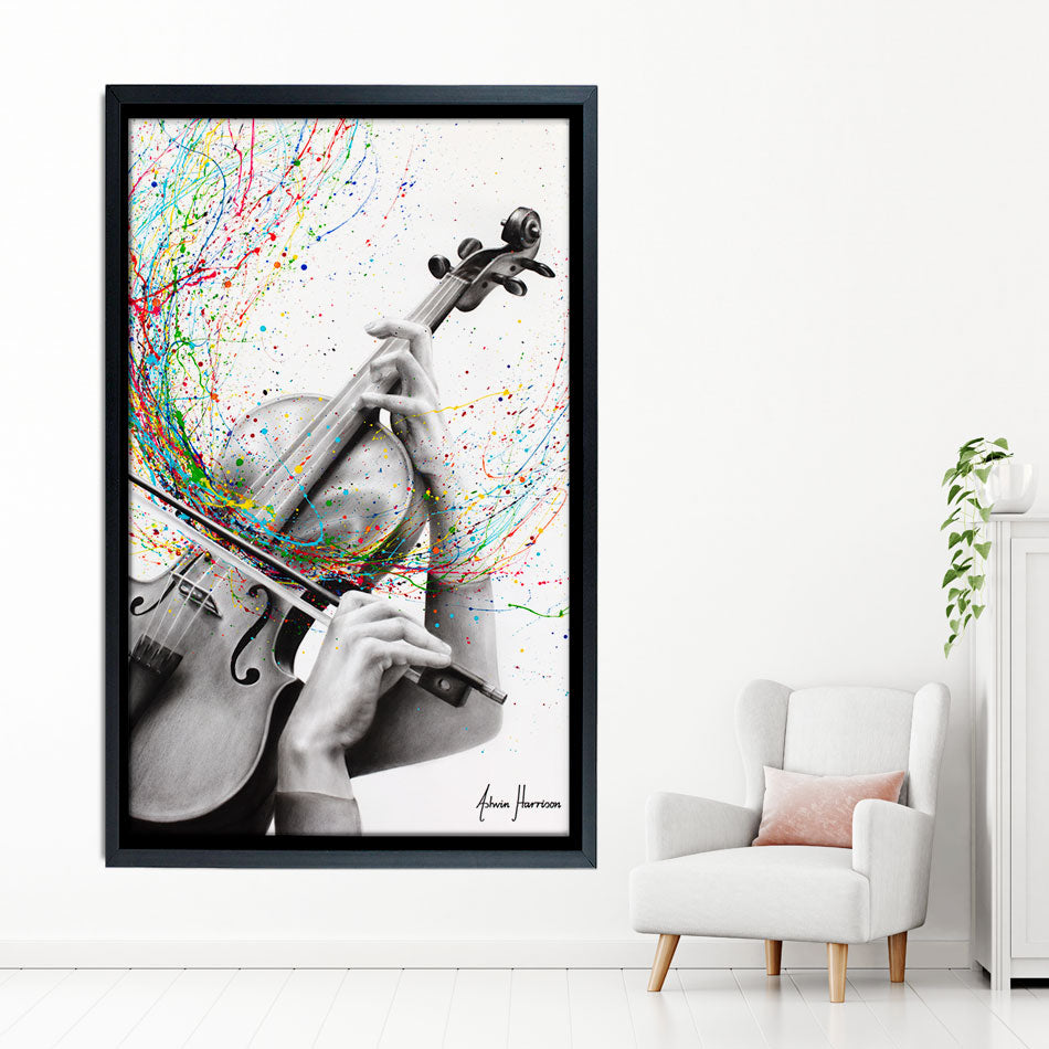 The Violin Solo Canvas Print The Violin Solo Canvas Print wall art product Ashvin Harrison