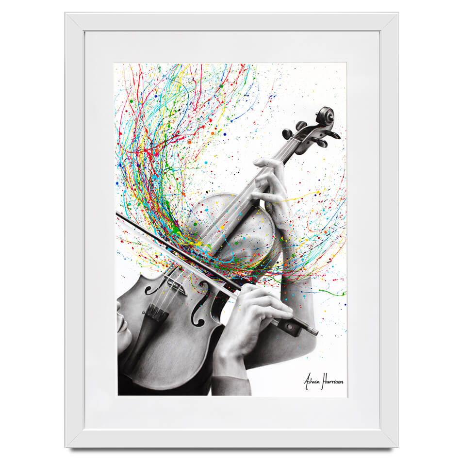 The Violin Solo Framed Art Print The Violin Solo Framed Art Print wall art product Ashvin Harrison